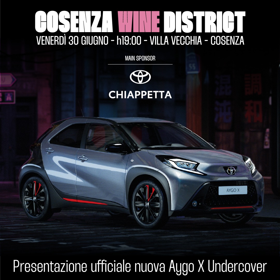 Aygo X UNDERCOVER Wine District 1080