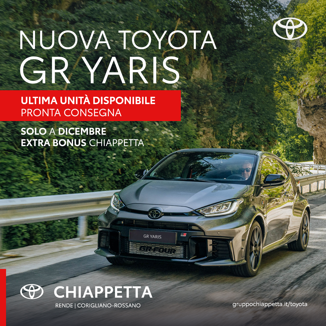 GRYARIS 2024 Toyota Gr Gazoo Racing Calabria Italia Chiappetta Mob