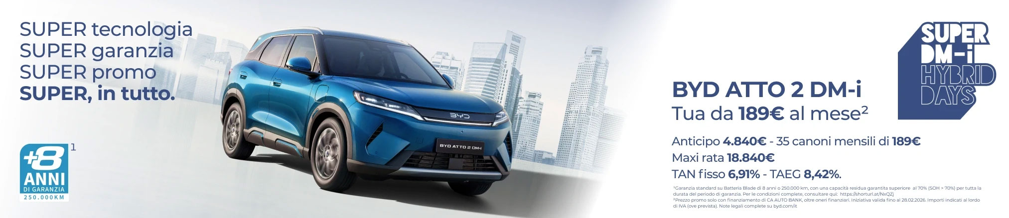 BYD CHIAPPETTA RENDE COSENZA CALABRIA ATTO2 DM I PROMO FEBBRAIO