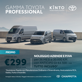 Noleggio Lungo Termine Toyota Cosenza Calabria Rende P.IVA