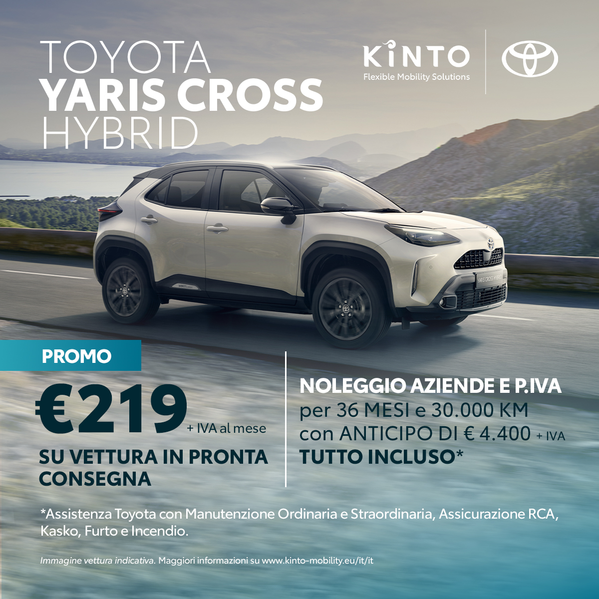Noleggio Toyota Yariscross Calabria Cosenza Rende Chiappetta Lungo Termine Viaggio Business Lavoro P.Iva (1)