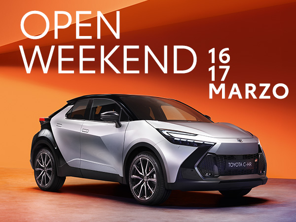 OPEN WEEKEND Toyota C HR Cosenza Rende Calabria Toyota Chiappetta 600