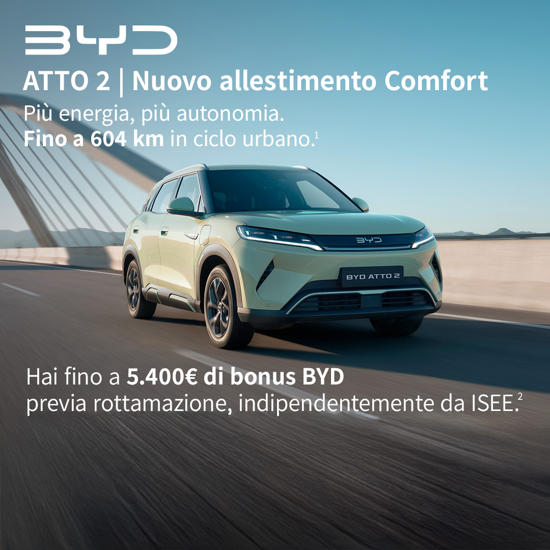 ATTO 2 BYD RENDE COSENZA CALABRIA